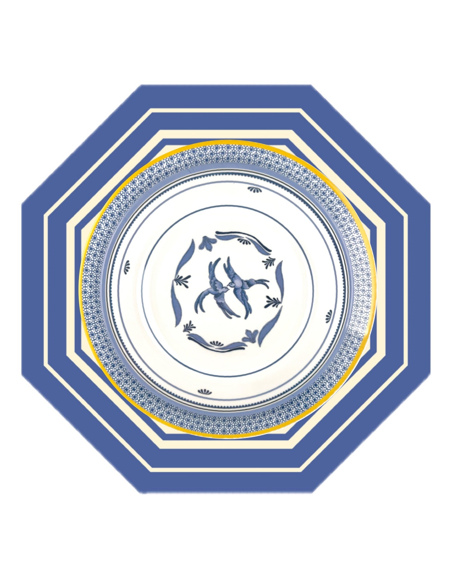 Regal Octave Placemat - Cornflower Blue