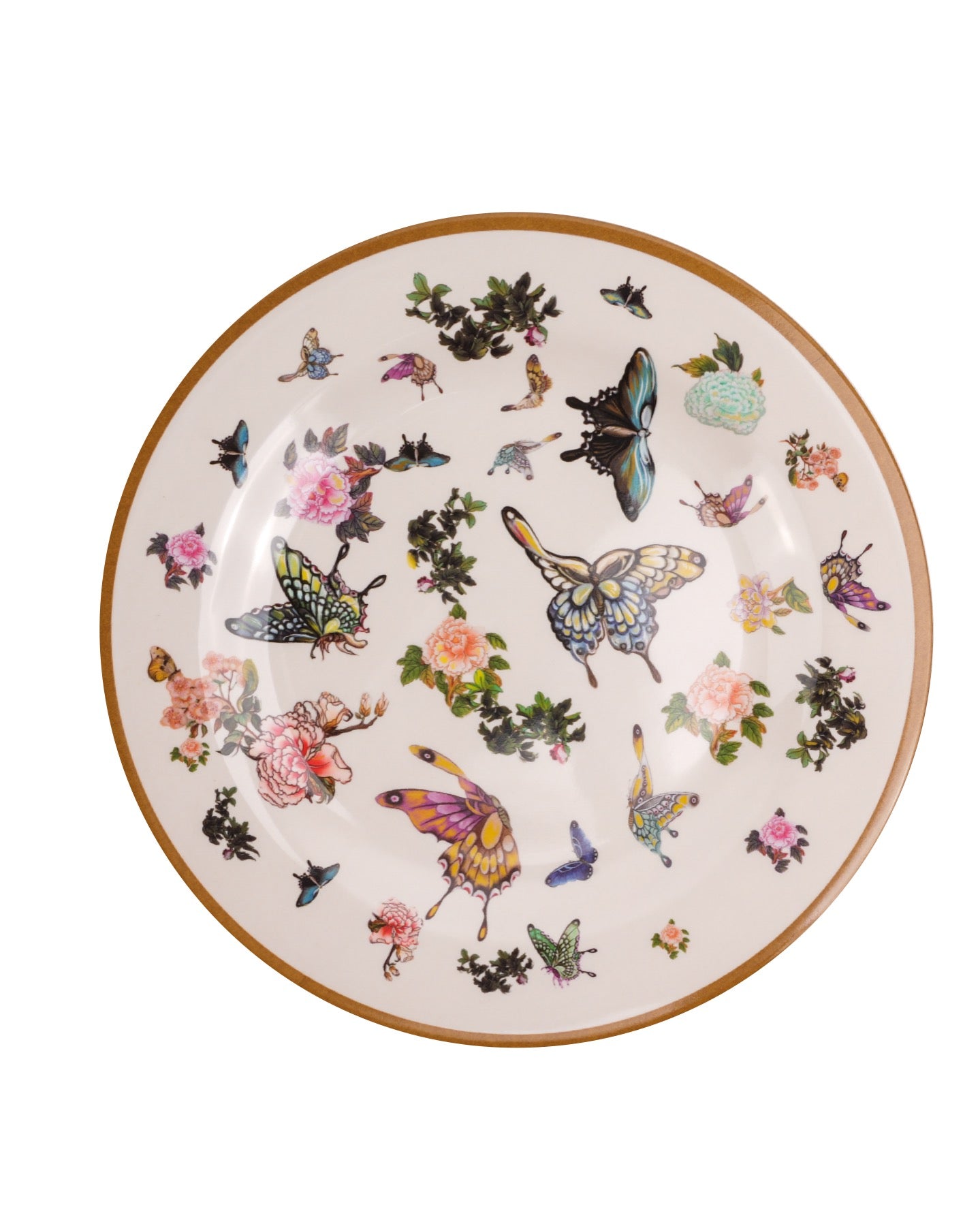 Butterfly Gardens 9” Melamine Salad Plates, Set of 4