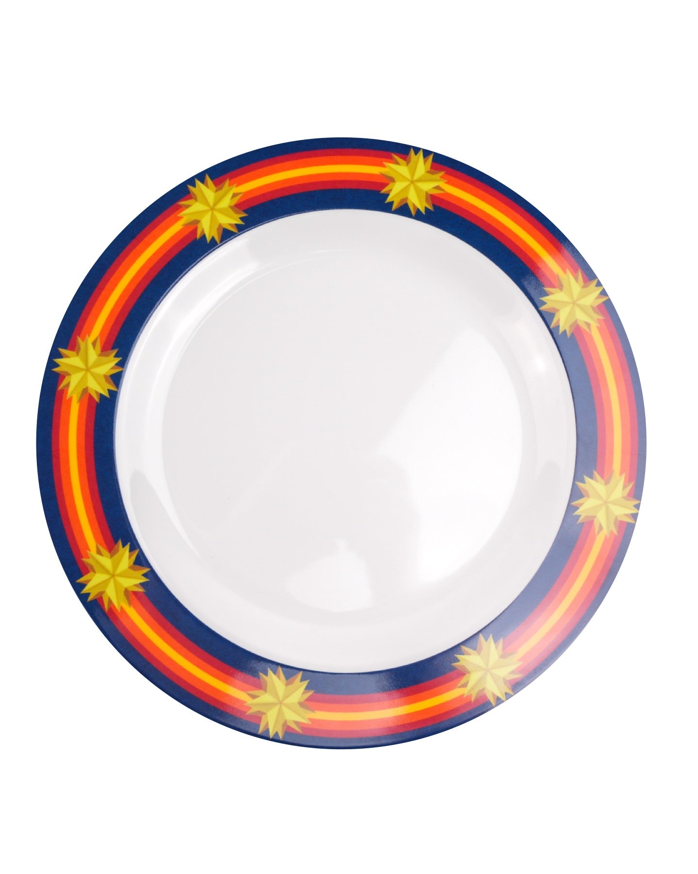 Orange & Blue Legacy 11" Melamine Dinner Plates, Set of 4