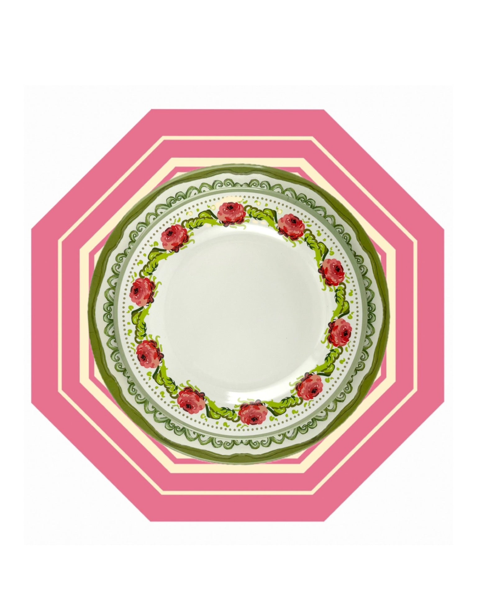 Regal Octave Placemat - Pink