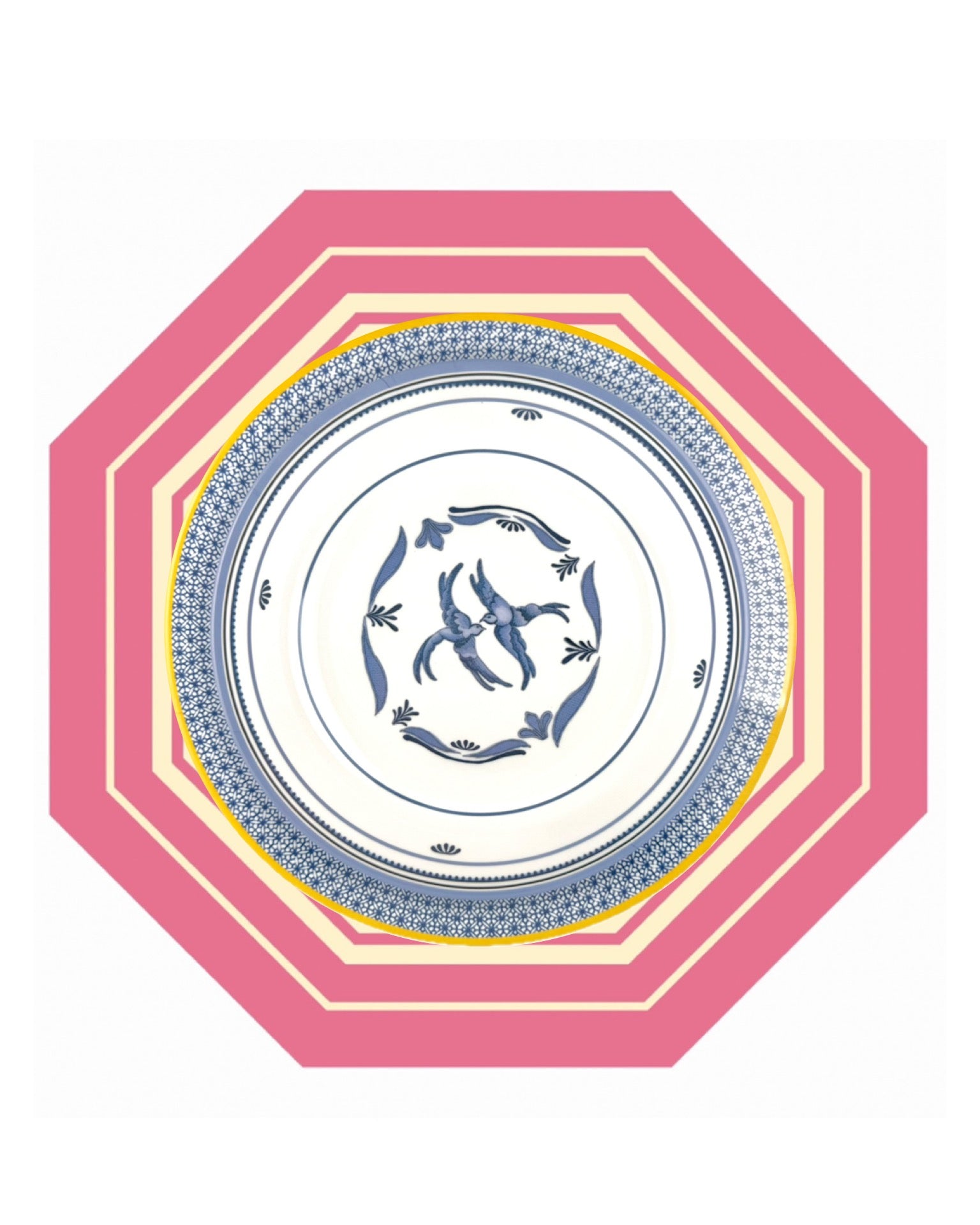 Regal Octave Placemat - Pink